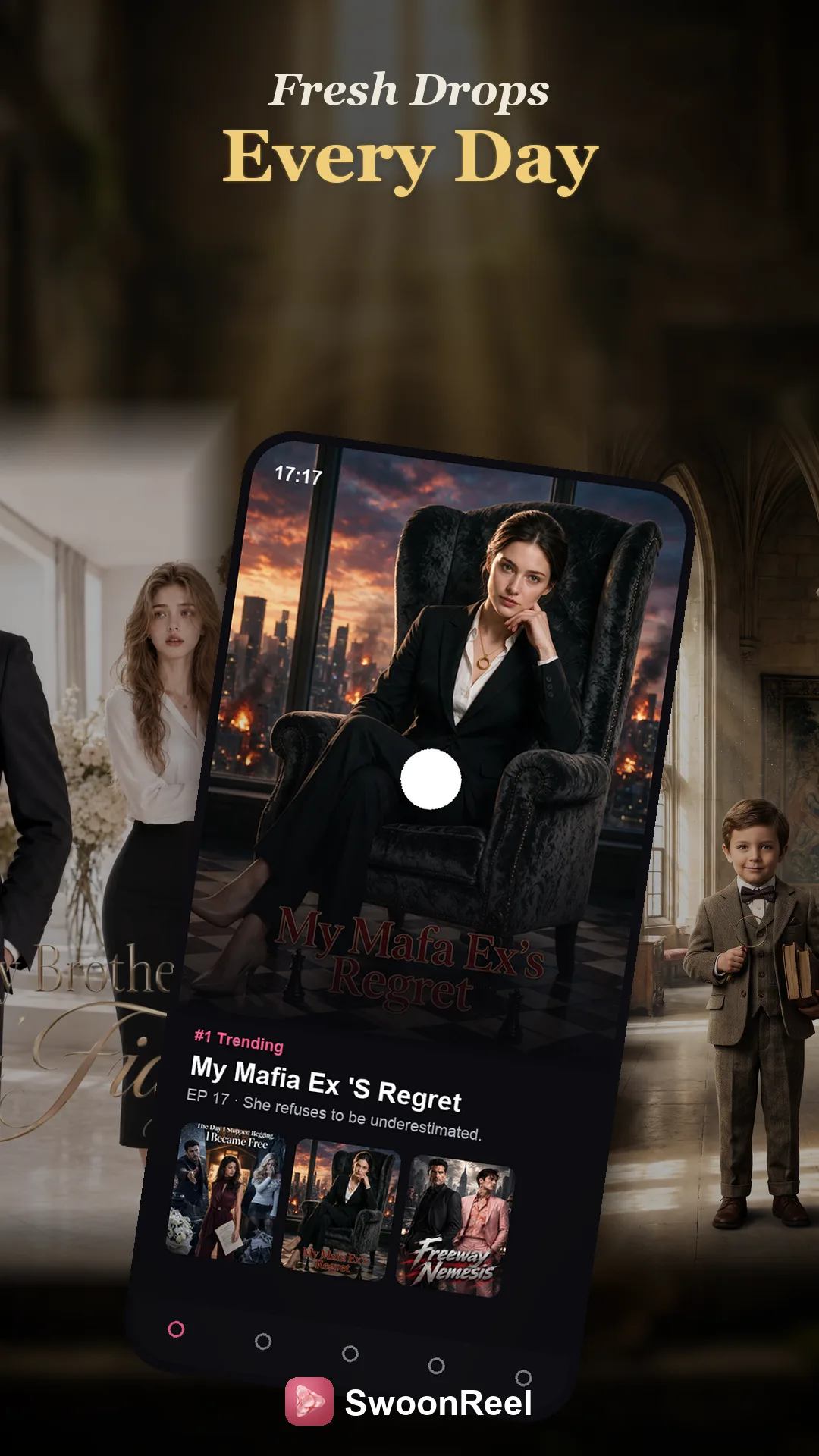 SwoonReel screen